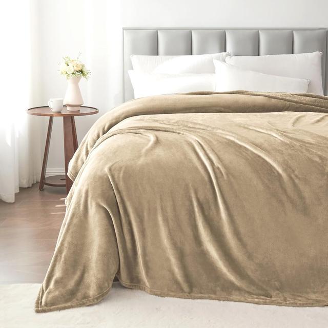 Faux Mink Throw Blanket Bravich Colour: Mink, Size: W150 x L200cm on Productcaster.