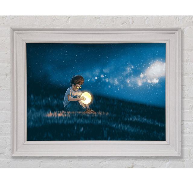 Holding The Moon Framed Print Rosalind Wheeler Size: 21cm H x 42cm W on Productcaster.