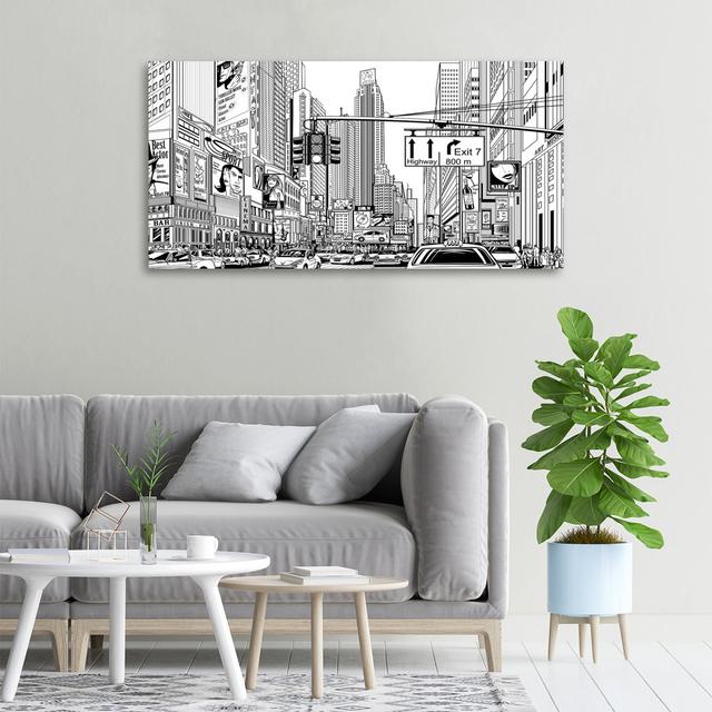 Streets of New York - Ungerahmte Kunstdrucke auf Leinwand ClassicLiving on Productcaster.