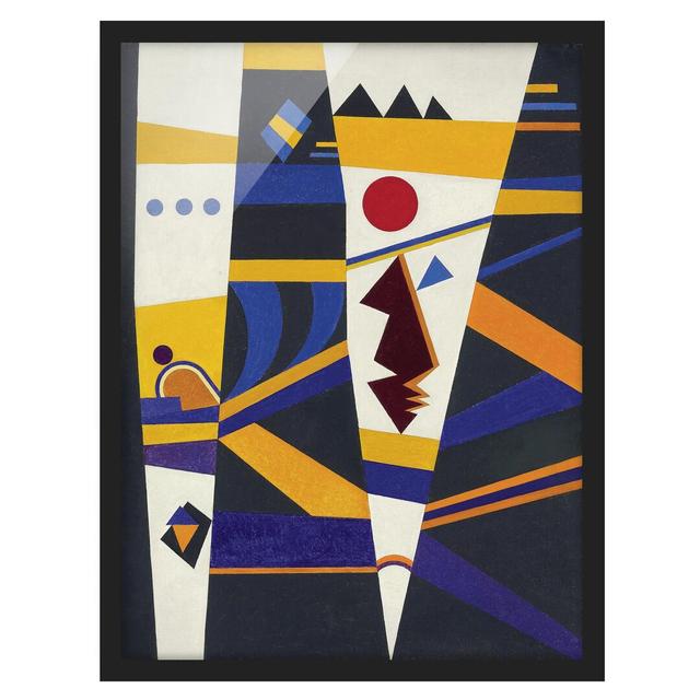 Binding by Wassily Kandinsky - Picture Frame Graphic Art Corrigan Studio Frame Option: Black Framed, Size: 100cm H x 70cm W x 2cm D on Productcaster.