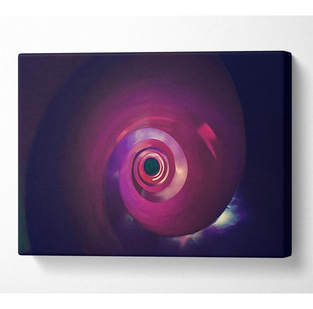 Sinking Down the Purple Hole - Wrapped Canvas Graphic Art Metro Lane Size: 50.8cm H x 81.3cm W on Productcaster.