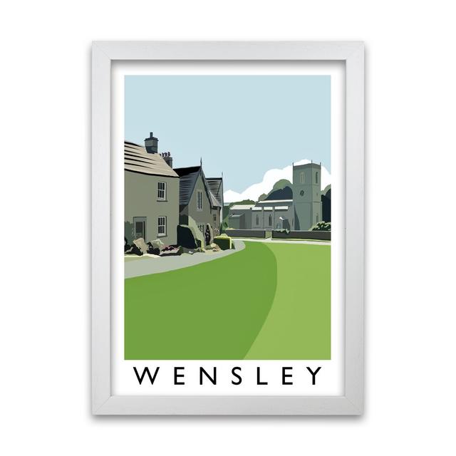 Wensley by Richard O'Neill - Print 17 Stories Size: 42cm H x 29.7cm W x 3cm D, Format: White Framed on Productcaster.