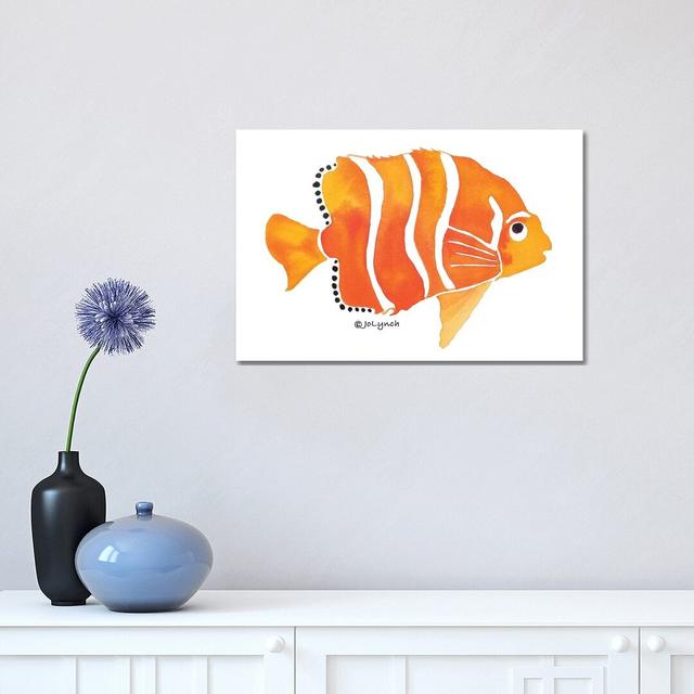 Gold Fish Orange House of Hampton Size: 30.48cm H x 45.72cm W on Productcaster.