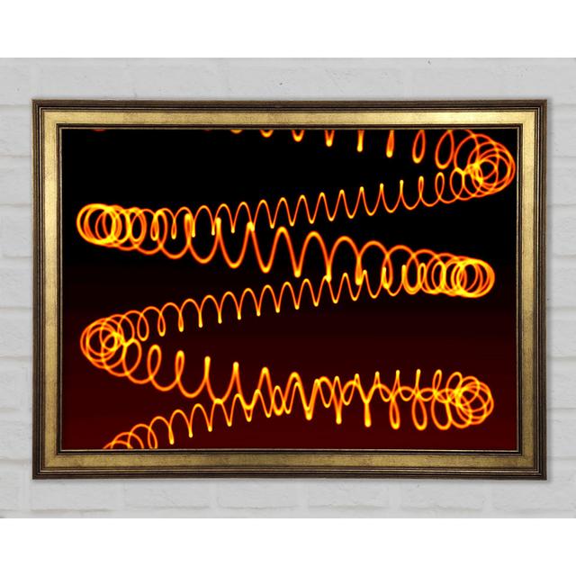 Fire Springs Framed Print Ivy Bronx Size: 21cm H x 29.7cm W x 1.5cm D on Productcaster.