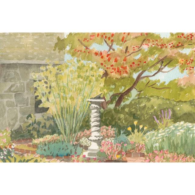 Watercolour Garden I by Dianne Miller - Wrapped Canvas Art Prints Marlow Home Co. Size: 81cm H x 122cm W on Productcaster.