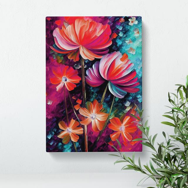 XC1022-3885X Selection Of Flowers No.5 - Wrapped Canvas Graphic Art Marlow Home Co. Size: 60cm H x 40cm W x 3cm D on Productcaster.