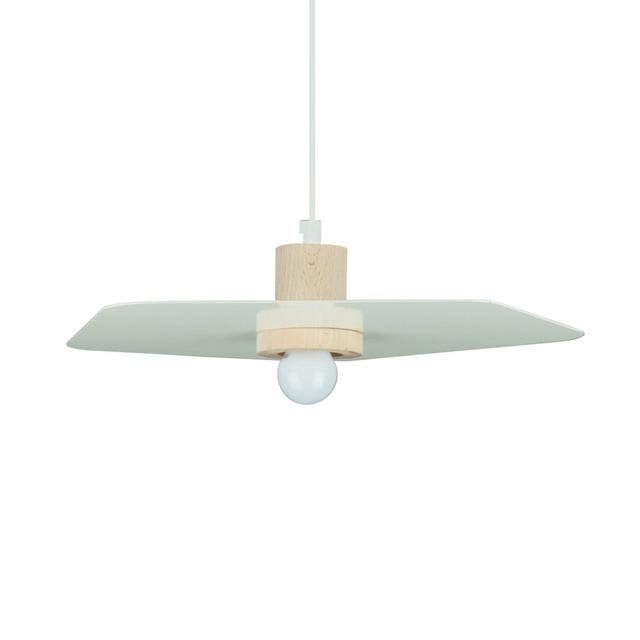 Saltash 1 - Light Single Cylinder Pendant Fjørde & Co Shade Colour: Grey on Productcaster.