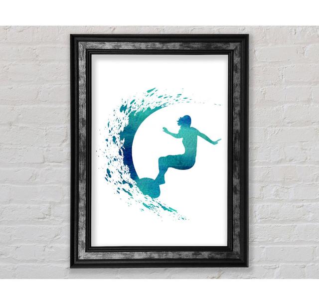 Surf Dream Framed Print Highland Dunes Size: 142.2cm H x 84.1cm W x 8cm D on Productcaster.