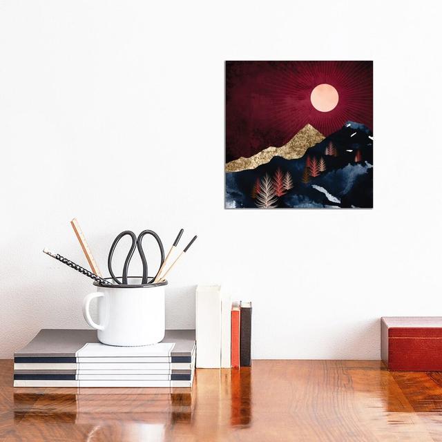 Autumn Night - Graphic Art Print on Canvas Alpen Home Frame Option: No Framed, Size: 30.48cm H x 30.48cm W x 1.91cm D on Productcaster.