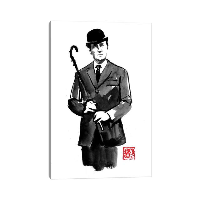 John Steed by Péchane - Painting on Canvas Bloomsbury Market Size: 45.72cm H x 30.48cm W x 1.91cm D, Format: Wrapped Canvas on Productcaster.