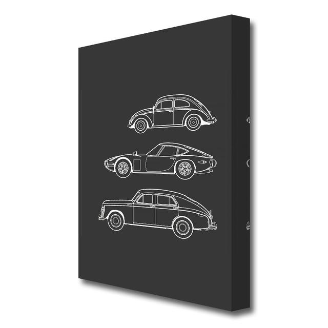 British Classic 7 Transport - Wrapped Canvas Painting Print East Urban Home Size: 142.2cm H x 101.6cm W x 4.4cm D on Productcaster.