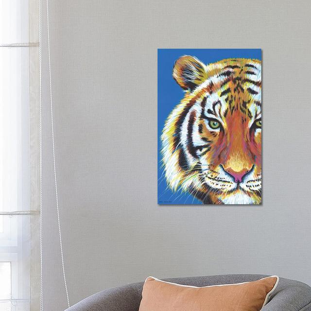 Tiger Tiger by Kirstin Wood - Wrapped Canvas Gallery-Wrapped Canvas Giclée Latitude Vive Size: 66.04cm H x 45.72cm W x 3.81cm D on Productcaster.