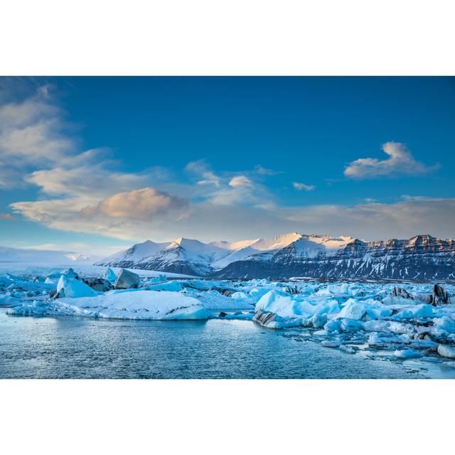 Glacier In Iceland - Wrapped Canvas Art Prints Alpen Home Size: 81cm H x 122cm W x 3.8cm D on Productcaster.