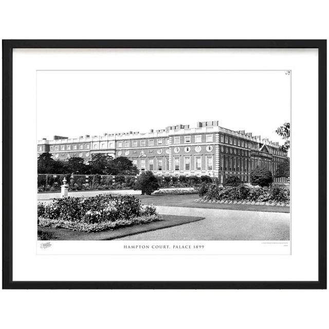 'Hampton Court, Palace 1899' by Francis Frith - Picture Frame Photograph Print on Paper The Francis Frith Collection Size: 40cm H x 50cm W x 2.3cm D on Productcaster.