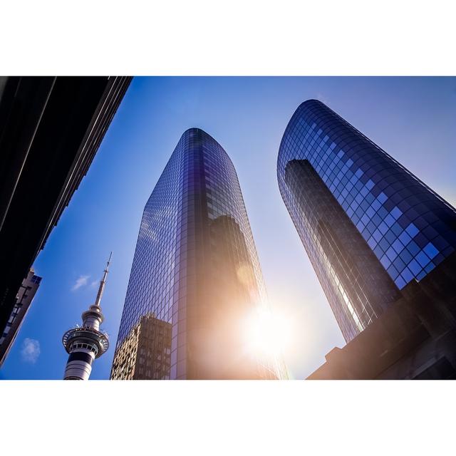 Business Buildings in Auckland by Pawopa3336 - Wrapped Canvas Photograph Latitude Run Size: 51cm H x 76cm W on Productcaster.