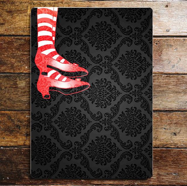 Halloween Witch Ruby Slippers OZ Wall Décor The Seasonal Aisle Size: 20cm H x 15cm W on Productcaster.