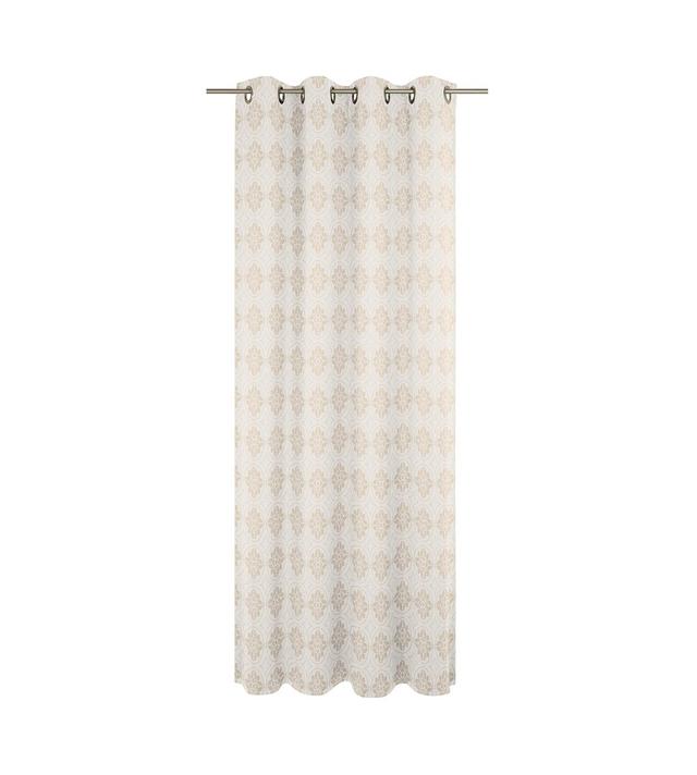 Heilwood Eyelet Blackout Single Curtain Bloomsbury Market Colour: Beige, Size: 245cm H x 145cm W on Productcaster.