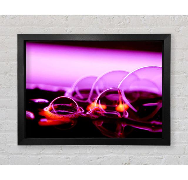 Fire Bubbles Framed Print Ivy Bronx Size: 42cm H x 59.7cm W on Productcaster.