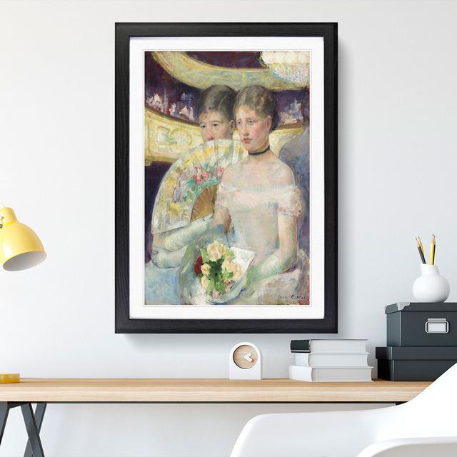 The Loge by Mary Cassatt - Picture Frame Painting East Urban Home Size: 48cm H x 36cm W x 2cm D, Frame Option: Black on Productcaster.