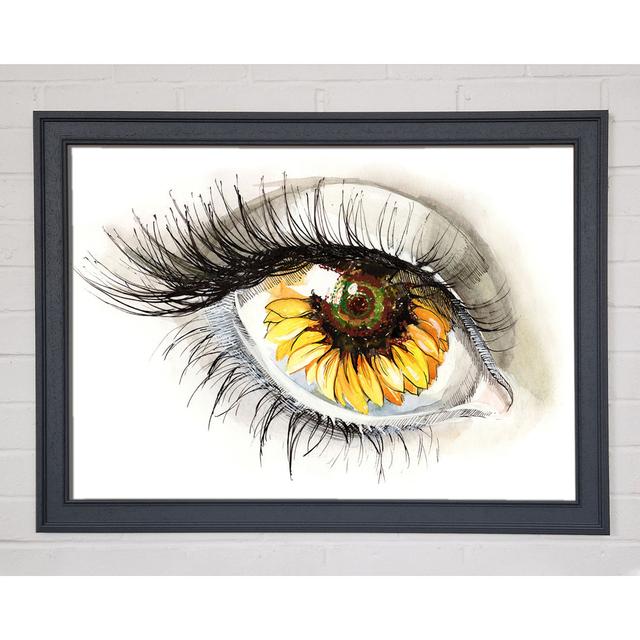 The Golden Eye - Single Picture Frame Art Prints Happy Larry Size: 59.7cm H x 84.1cm W x 1.5cm D, Format: Grey Paper Framed on Productcaster.