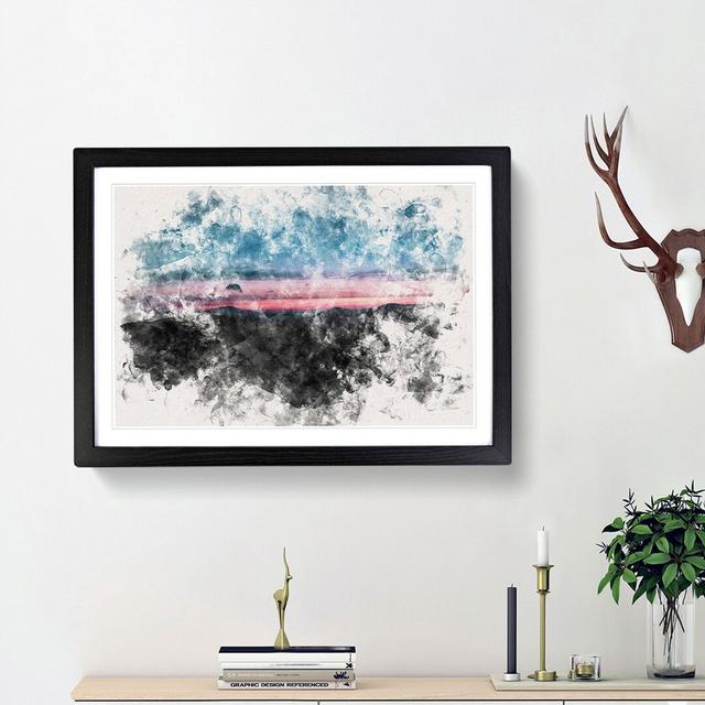 The Lake District - Picture Frame Painting Print East Urban Home Frame Option: Black Framed, Size: 62cm H x 87cm W x 2cm D on Productcaster.