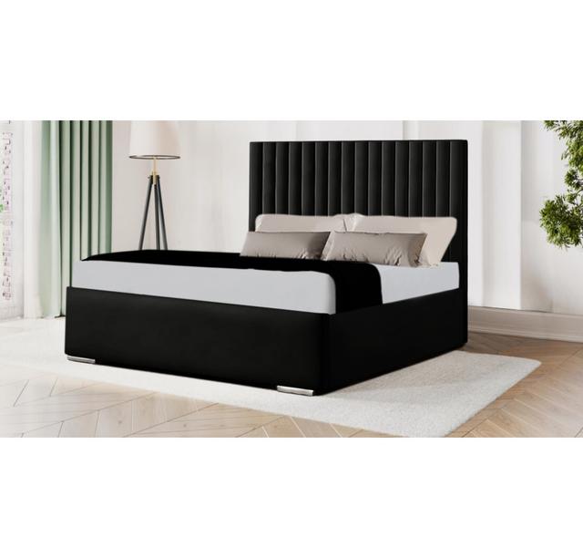 Lainey Bed Latitude Run Colour: Black, Size: Single (3') on Productcaster.