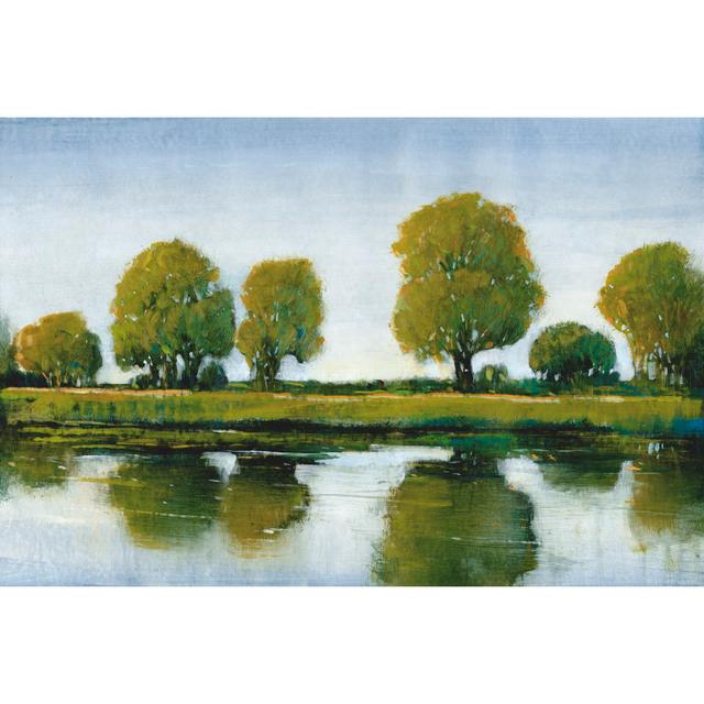 River Reflections I by Tim OToole - Wrapped Canvas Painting Rosalind Wheeler Size: 81cm H x 122cm W x 3.8cm D on Productcaster.