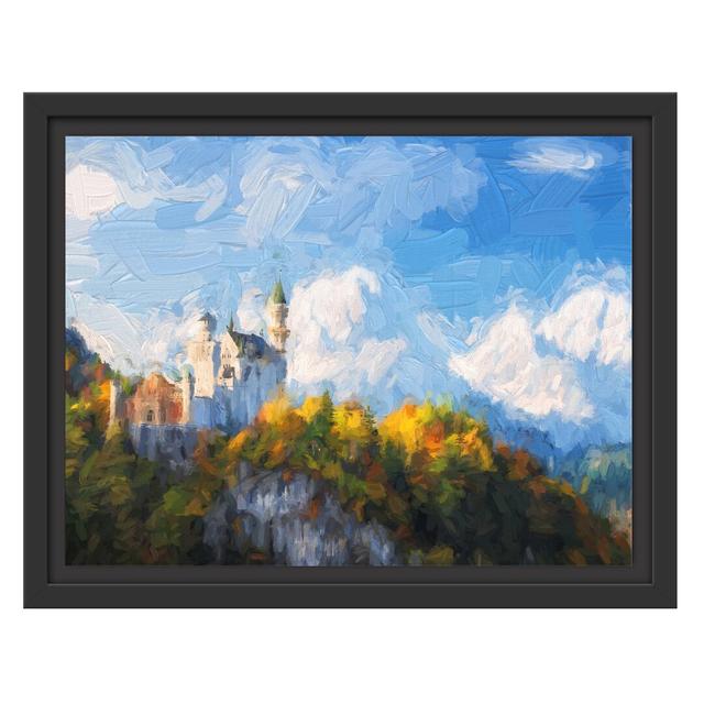 Gerahmtes Wandbild Schloss Neuschwanstein East Urban Home Größe: 30 cm H x 38 cm B on Productcaster.