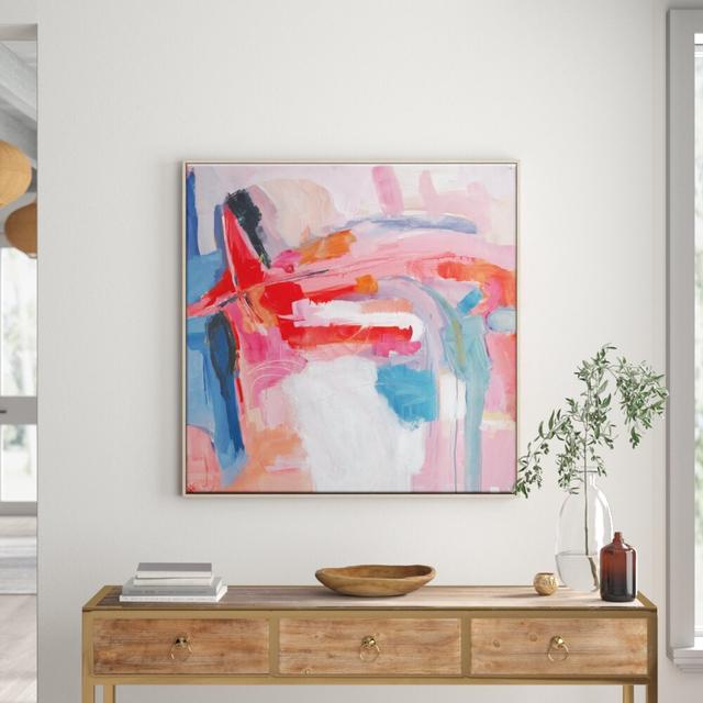 'Rose's Cross' Framed Art Prints on Canvas East Urban Home Frame Options: Timber, Size: 76cm H x 76cm W on Productcaster.