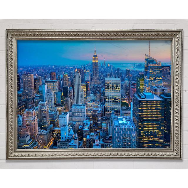 City Blues 1 - Single Picture Frame Art Prints Ebern Designs Format: Black Framed Paper, Size: 42cm H x 59.7cm W x 3cm D on Productcaster.