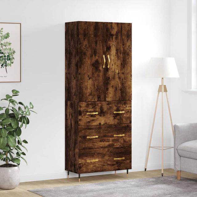 Dace 2 Door Wardrobe Fairmont Park Colour: Smoked Oak on Productcaster.