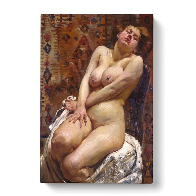 Female Nude by Lovis Corinth - Wrapped Canvas Painting East Urban Home Size: 60cm H x 40cm W x 3cm D on Productcaster.