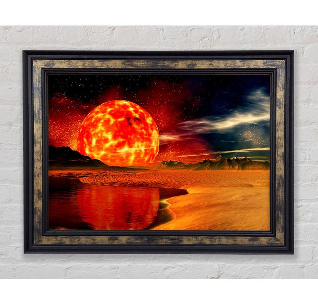 The Sun On Mars - Single Picture Frame Print Bright Star Size: 42cm H x 59.7cm W x 8cm D on Productcaster.