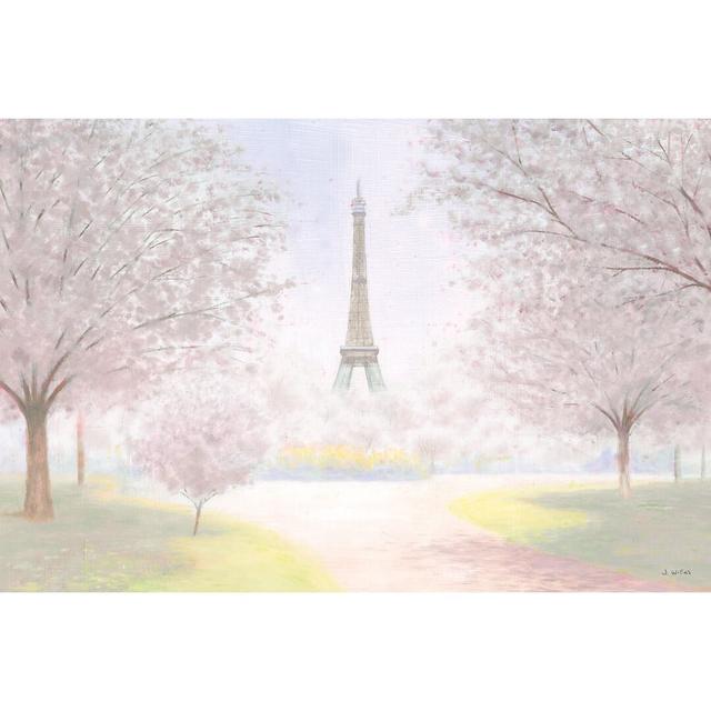 Pretty Paris Crop by James Wiens - Wrapped Canvas Painting Marlow Home Co. Size: 51cm H x 76cm W on Productcaster.