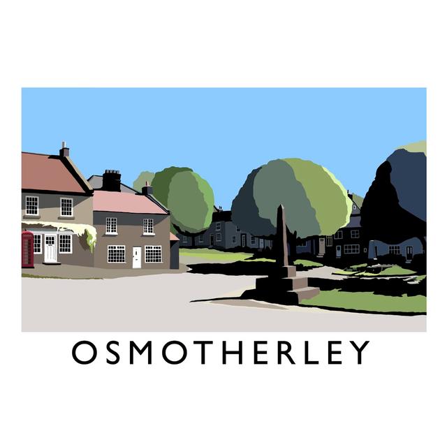 Osmotherley by Richard O'Neil - Graphic Art Print on Paper East Urban Home Size: 30 cm H x 40 cm W x 1 cm D, Format: No Frame on Productcaster.