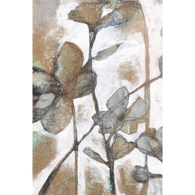 Metallic Garden I - Wrapped Canvas Art Prints Rosalind Wheeler Size: 30cm H x 20cm W on Productcaster.