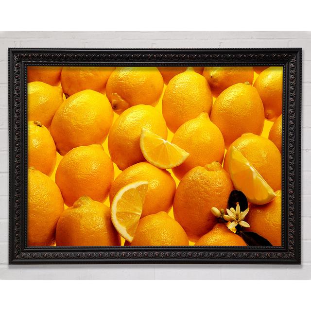 Lemons - Print Bright Star Size: 84.1cm H x 118.9cm W x 3cm D on Productcaster.