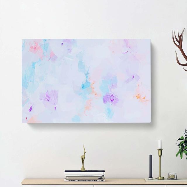 Heart of Passion in Abstract - Wrapped Canvas Painting Print East Urban Home Size: 35cm H x 50cm W x 3cm D on Productcaster.