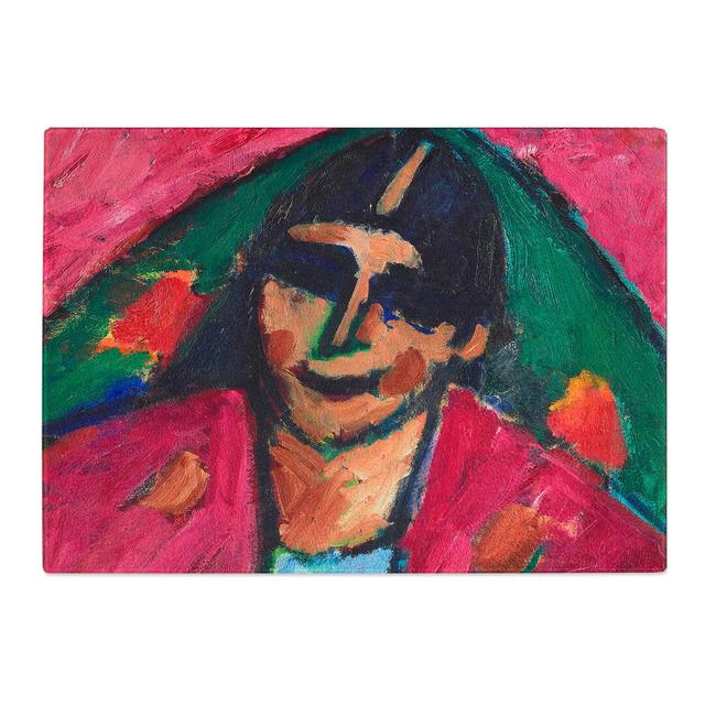 Portrait of a Woman Vol.4 by Alexej Von Jawlensky Chopping Board East Urban Home Size: 0.4cm H x 28.5cm W x 39cm L on Productcaster.