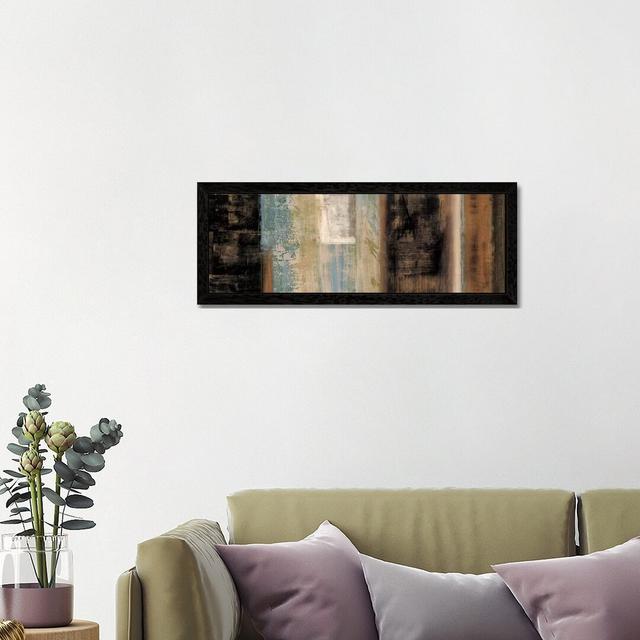 A Notion by Brent Nelson - Panoramic Print on Canvas Brayden Studio Size: 30.48cm H x 91.44cm W x 3.81cm D, Frame Option: Black Framed on Productcaster.