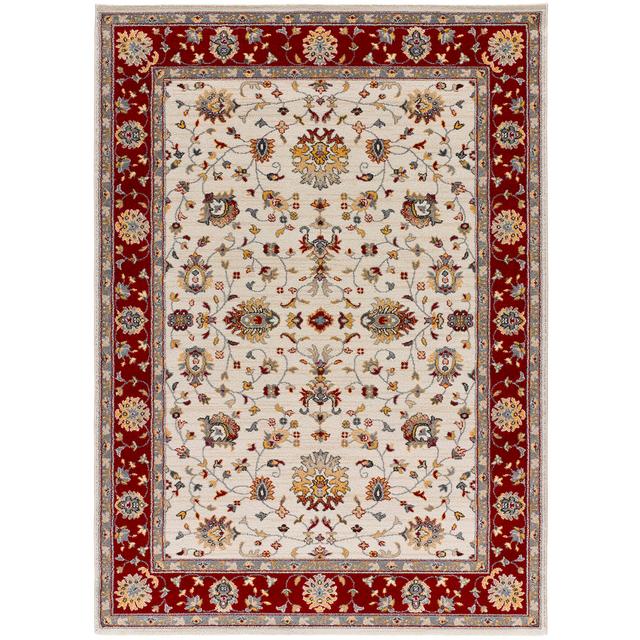 Aquilera Persian Machine Woven / Power Loomed Cream Area Rug Marlow Home Co. Rug Size: Rectangle 115 x 160cm on Productcaster.