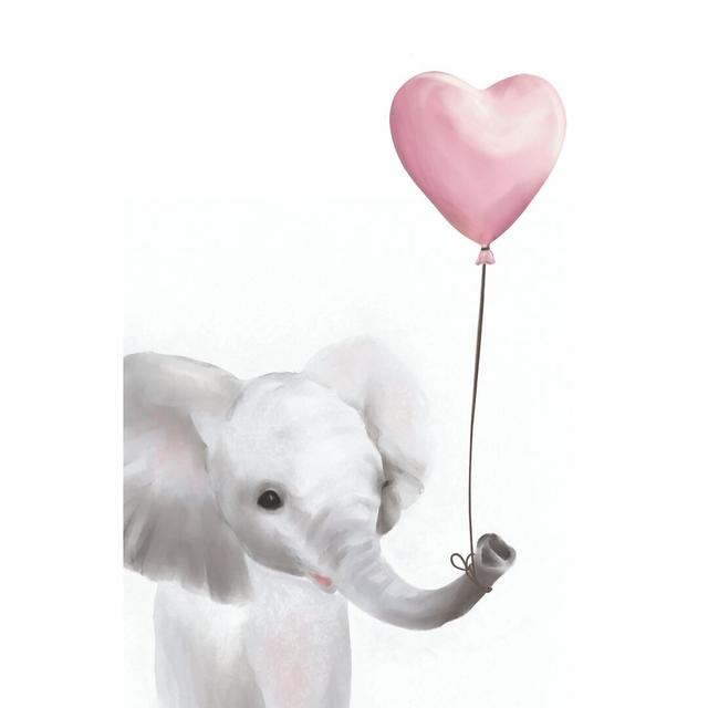 Sweet Baby Elephant With Balloon Zoomie Kids Size: 20cm H x 30cm W x 3.8cm D on Productcaster.