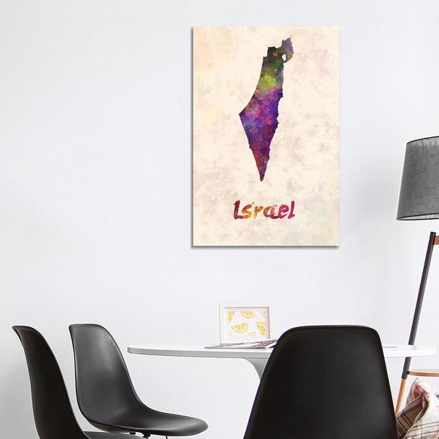 Israel In Watercolor Happy Larry Size: 101.6cm H x 66.04cm W x 3.81cm D on Productcaster.