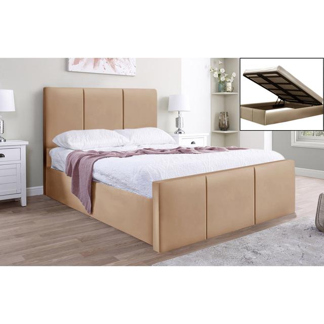 Bertin Storage Bed Brayden Studio Size: Super King (6'), Colour: Beige on Productcaster.