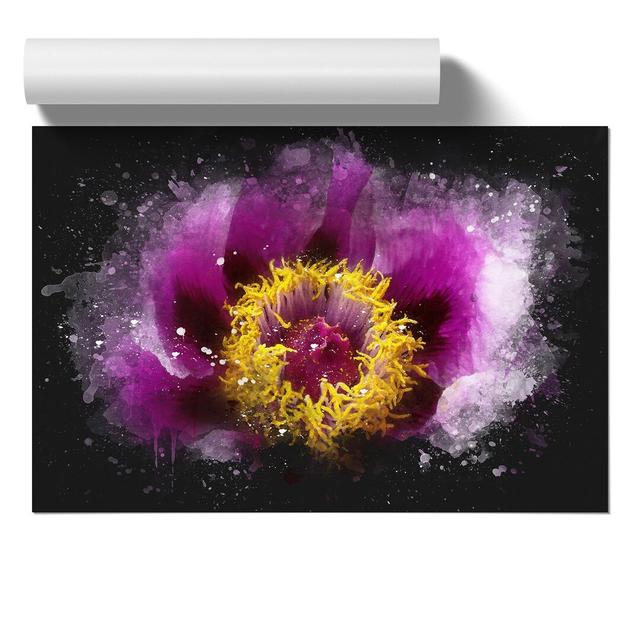 Purple Peony Flower Vol.1 - Unframed Graphic Art East Urban Home Size: 21cm H x 30cm W x 0.1cm D on Productcaster.