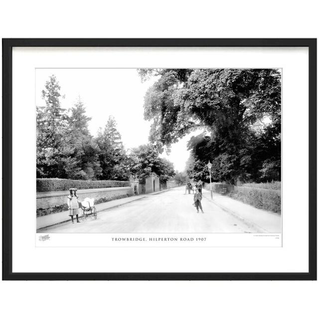 Trowbridge, Hilperton Road 1907 - Single Picture Frame Print The Francis Frith Collection Size: 40cm H x 50cm W x 2.3cm D on Productcaster.