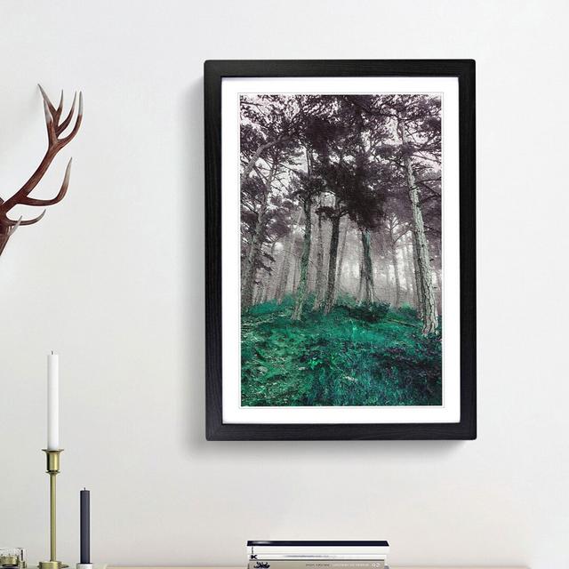 Forest in Russia - Picture Frame Painting Print East Urban Home Frame Option: Black Framed, Size: 36cm H x 27cm W x 2cm D on Productcaster.