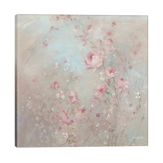 Embrace by Debi Coules - Painting Print on Canvas Fleur De Lis Living Frame Option: No Frame, Size: 93.98cm H x 93.98cm W x 3.81cm D on Productcaster.