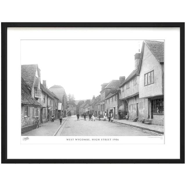 West Wycombe, High Street 1906 by Francis Frith - Single Picture Frame Print The Francis Frith Collection Size: 45cm H x 60cm W x 2.3cm D on Productcaster.