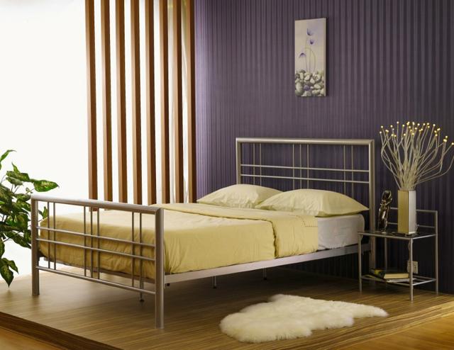 Marino Bed Frame 17 Stories Size: European Double (140 x 200 cm) on Productcaster.